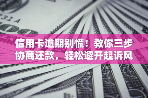 济南信用卡逾期别慌！教你三步协商还款，轻松避开起诉风险